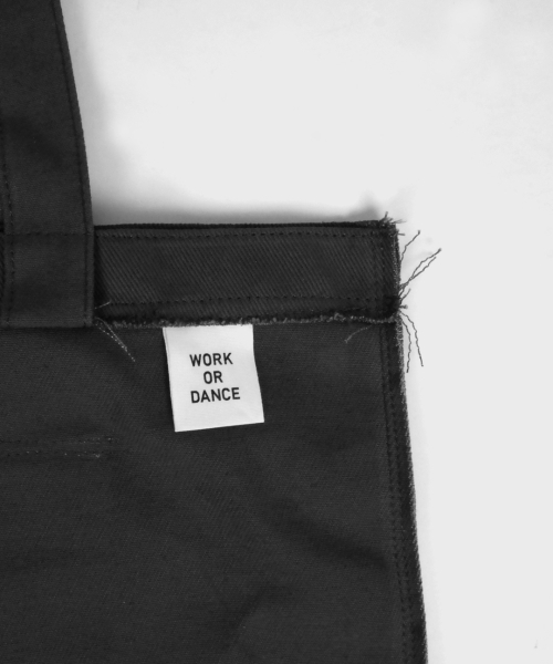 WORK OR DANCE(ワーク オア ダンス)の「Fray Bag grey(エコバッグ/サブバッグ・メンズ・その他・FREE)」の6枚目の写真