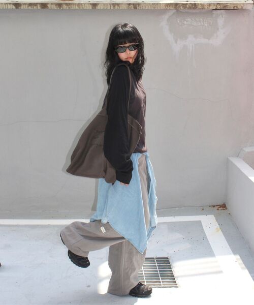 WORK OR DANCE(ワーク オア ダンス)の「Fray Bag grey(エコバッグ/サブバッグ・メンズ・その他・FREE)」の11枚目の写真