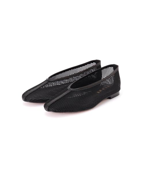 REMME(レメ)の「【REMME】メッシュフラットシューズ(パンプス・レディース・ブラック・24.0cm/23.0cm)」の2枚目の写真