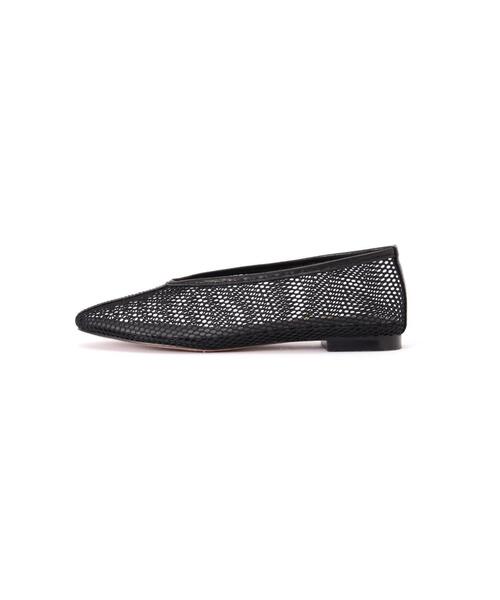 REMME(レメ)の「【REMME】メッシュフラットシューズ(パンプス・レディース・ブラック・24.0cm/23.0cm)」の3枚目の写真