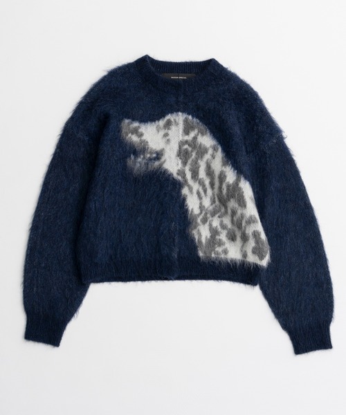 MAISON SPECIAL(メゾンスペシャル)の「【2026Autumn PRE-ORDER】Dalmatian Knit Cardigan/ダルメシアンニットカーデ(カーディガン/ボレロ・レディース・ライム/グレー/ネイビー・FREE)」の20枚目の写真
