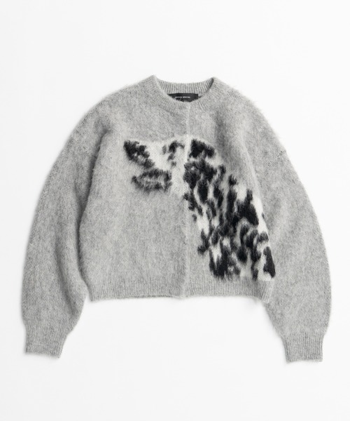 MAISON SPECIAL(メゾンスペシャル)の「【2026Autumn PRE-ORDER】Dalmatian Knit Cardigan/ダルメシアンニットカーデ(カーディガン/ボレロ・レディース・ライム/グレー/ネイビー・FREE)」の19枚目の写真