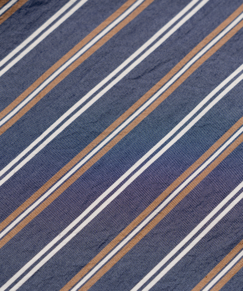 EDINBURGH CLUB（エディンバラクラブ）の「OVER FIT STRIPED SHIRT [NAVY]（シャツ/ブラウス・メンズ・ネイビー・SMALL/MEDIUM/LARGE/X-LARGE）」の3枚目の写真