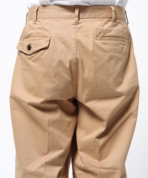 MIND BLOW（マインドブロウ）の「ストレッチチノ1タックパンツ（チノパンツ・メンズ・ブラック/ベージュ・SMALL/LARGE/MEDIUM）」の7枚目の写真