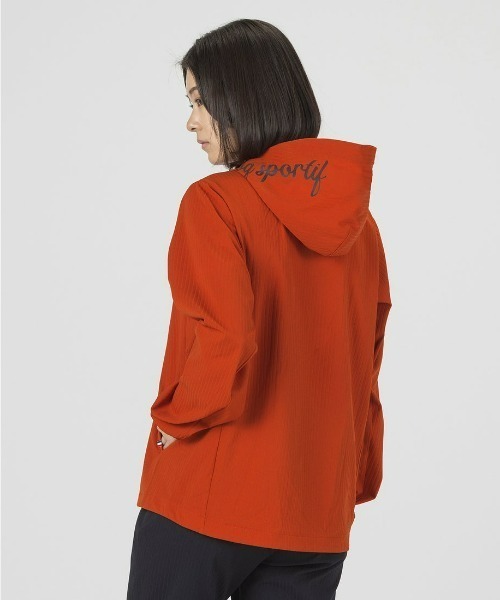 le coq sportif(ルコックスポルティフ)の「ルコックスポルティフ ストレッチリブクロスジャケット(ナイロンジャケット・レディース・レッド/ネイビー/ホワイト系その他・M/XL/L/S)」の15枚目の写真