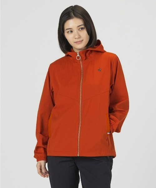 le coq sportif(ルコックスポルティフ)の「ルコックスポルティフ ストレッチリブクロスジャケット(ナイロンジャケット・レディース・レッド/ネイビー/ホワイト系その他・M/XL/L/S)」の19枚目の写真