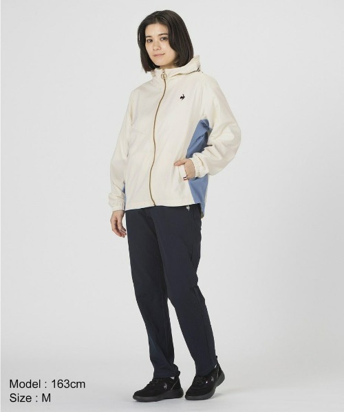 le coq sportif(ルコックスポルティフ)の「ルコックスポルティフ ストレッチリブクロスジャケット(ナイロンジャケット・レディース・レッド/ネイビー/ホワイト系その他・M/XL/L/S)」の7枚目の写真