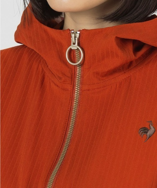 le coq sportif(ルコックスポルティフ)の「ルコックスポルティフ ストレッチリブクロスジャケット(ナイロンジャケット・レディース・レッド/ネイビー/ホワイト系その他・M/XL/L/S)」の12枚目の写真