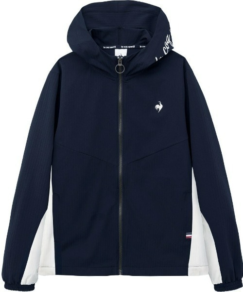 le coq sportif(ルコックスポルティフ)の「ルコックスポルティフ ストレッチリブクロスジャケット(ナイロンジャケット・レディース・レッド/ネイビー/ホワイト系その他・M/XL/L/S)」の9枚目の写真