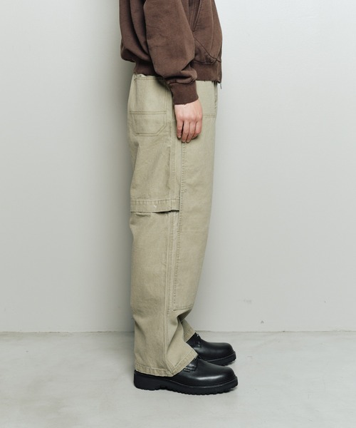 bal(バル)の「DETACHABLE DOUBLE KNEE CARPENTER PANT(その他パンツ・メンズ・アイボリー/ブラック/ベージュ・3/2/1)」の5枚目の写真