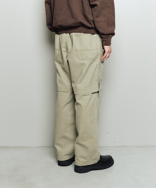 bal(バル)の「DETACHABLE DOUBLE KNEE CARPENTER PANT(その他パンツ・メンズ・アイボリー/ブラック/ベージュ・3/2/1)」の6枚目の写真