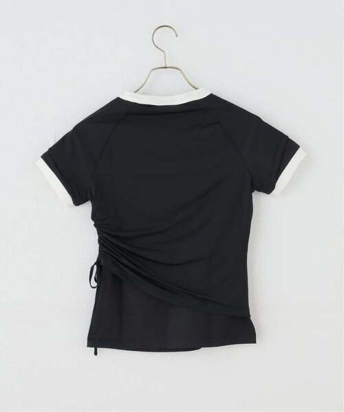 adidas Originals(アディダスオリジナルス)の「≪追加≫adidas originals / アディダス オリジナルス LAYERED CALITEE(Tシャツ/カットソー・レディース・ブラック/アイボリー・MEDIUM)」の4枚目の写真