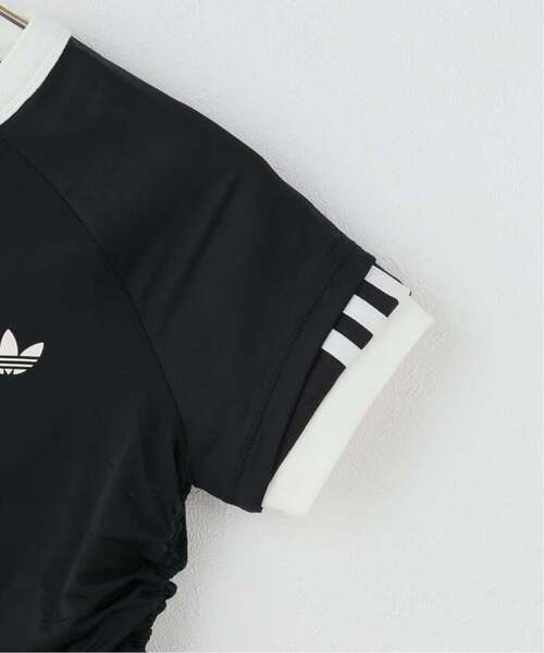 adidas Originals(アディダスオリジナルス)の「≪追加≫adidas originals / アディダス オリジナルス LAYERED CALITEE(Tシャツ/カットソー・レディース・ブラック/アイボリー・MEDIUM)」の5枚目の写真