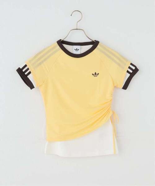 adidas Originals(アディダスオリジナルス)の「≪追加≫adidas originals / アディダス オリジナルス LAYERED CALITEE(Tシャツ/カットソー・レディース・ブラック/アイボリー・MEDIUM)」の13枚目の写真