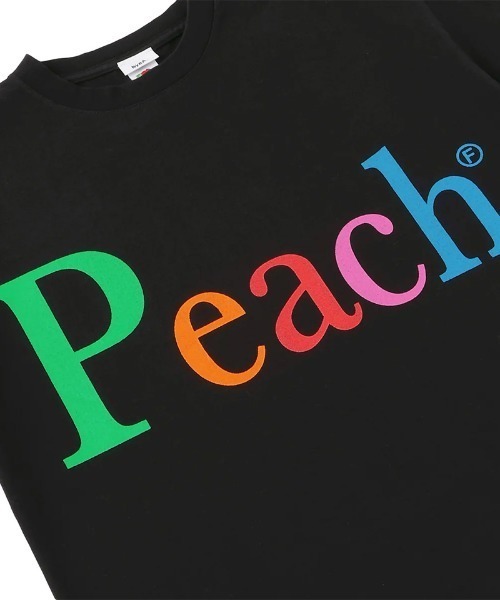 byeA.(バイエー)の「bye A./バイエー/NOT APPLE TEE PEACH(Tシャツ/カットソー・メンズ・ブラック・L/XL)」の5枚目の写真