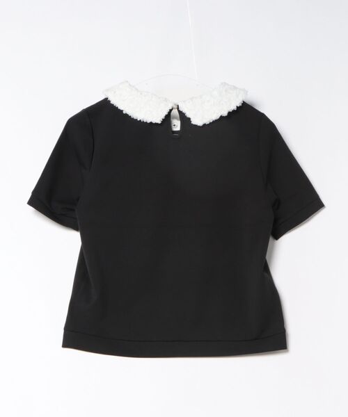 MARY QUANT（マリークワント）の「フラワーレース襟 プルオーバー（Tシャツ/カットソー・レディース・ブラック/ブルー/ホワイト・M）」の5枚目の写真