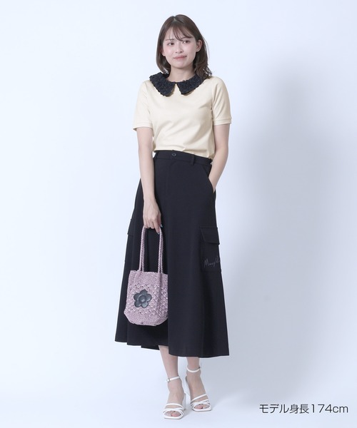 MARY QUANT（マリークワント）の「フラワーレース襟 プルオーバー（Tシャツ/カットソー・レディース・ブラック/ブルー/ホワイト・M）」の18枚目の写真