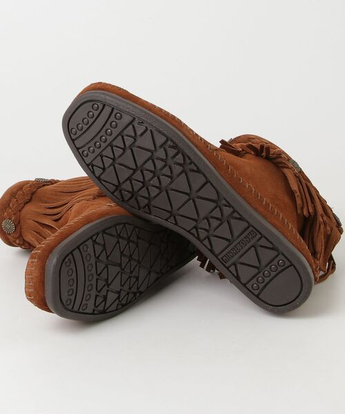 Minnetonka(ミネトンカ)の「【RE】【MINNETONKA】ハイ トップ バック ジッパー ブーツ HI TOP BACK ZIP BOOTS(ブーツ・レディース・ブラウン/ライトブラウン/ダークブラウン/グレー・US5)」の6枚目の写真