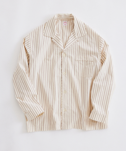 BROOKS BROTHERS(ブルックスブラザーズ)の「Brooks Brothers / ブルックスブラザーズ 別注 ストライプ シャツジャケット(シャツ/ブラウス・メンズ・ボルドー/サックスブルー・LARGE/MEDIUM)」の18枚目の写真