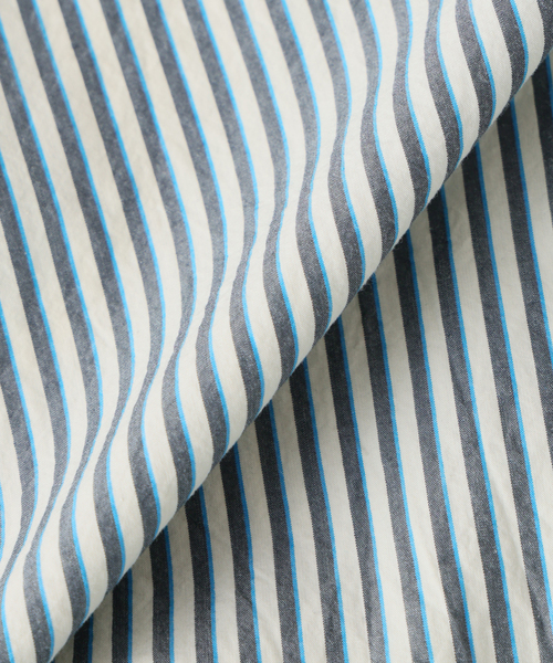 BROOKS BROTHERS(ブルックスブラザーズ)の「Brooks Brothers / ブルックスブラザーズ 別注 ストライプ シャツジャケット(シャツ/ブラウス・メンズ・ボルドー/サックスブルー・LARGE/MEDIUM)」の12枚目の写真