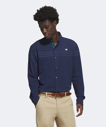 オリジナルス ツイストニット ボタンアップポロシャツ【adidas Golf/アディダスゴルフ】