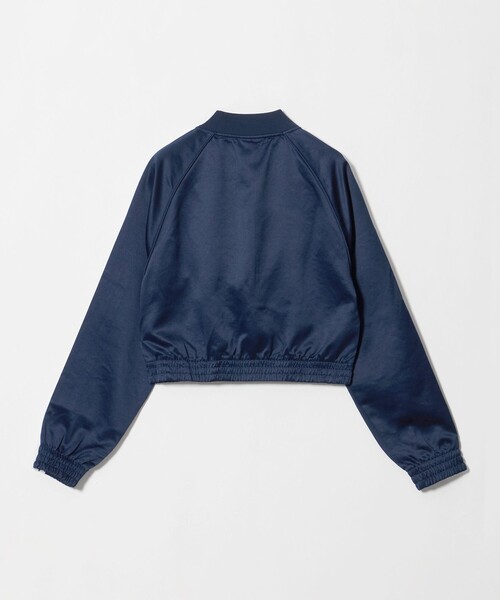adidas Originals(アディダスオリジナルス)の「<adidas Originals>サテンジャケット(カーディガン/ボレロ・レディース・ネイビー/ブラック・FREE)」の3枚目の写真