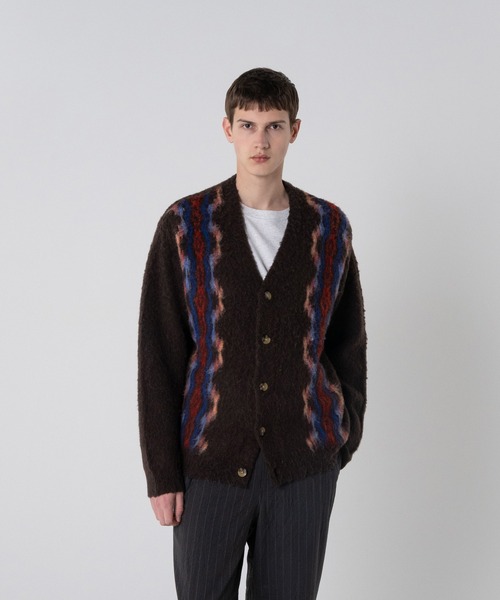PENDLETON（ペンドルトン）の「モヘア混シャギーニットカーディガン（カーディガン/ボレロ・メンズ・ブラウン/Cobalt/ブラック・LARGE/MEDIUM）」の21枚目の写真