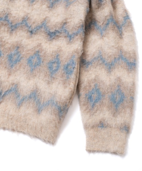 PENDLETON（ペンドルトン）の「モヘア混シャギーニットカーディガン（カーディガン/ボレロ・メンズ・ブラウン/Cobalt/ブラック・LARGE/MEDIUM）」の11枚目の写真