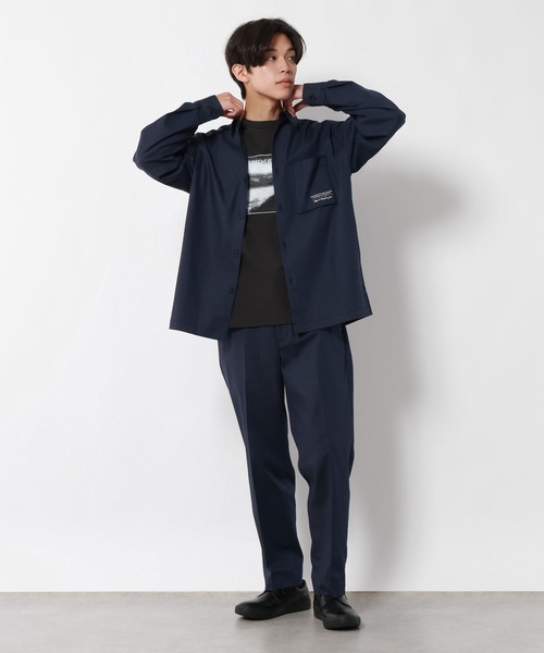 GLOBAL WORK(グローバルワーク)の「アーバンデニムシャツ/680678(シャツ/ブラウス・メンズ・ダークネイビー・LARGE/X-LARGE/SMALL/MEDIUM)」の14枚目の写真