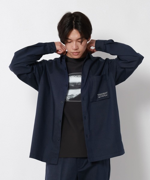 GLOBAL WORK(グローバルワーク)の「アーバンデニムシャツ/680678(シャツ/ブラウス・メンズ・ダークネイビー・LARGE/X-LARGE/SMALL/MEDIUM)」の15枚目の写真