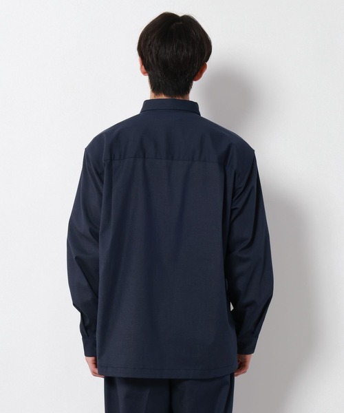 GLOBAL WORK(グローバルワーク)の「アーバンデニムシャツ/680678(シャツ/ブラウス・メンズ・ダークネイビー・LARGE/X-LARGE/SMALL/MEDIUM)」の4枚目の写真