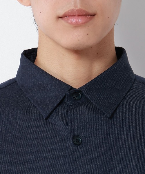 GLOBAL WORK(グローバルワーク)の「アーバンデニムシャツ/680678(シャツ/ブラウス・メンズ・ダークネイビー・LARGE/X-LARGE/SMALL/MEDIUM)」の6枚目の写真