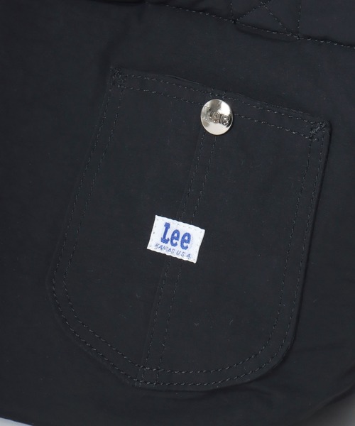 Lee(リー)の「Lee/リー パファー ロゴ ワンポイント刺繍 ワークポケット ミニトートバッグ/ランチバッグ/レディース メンズ(トートバッグ・レディース・オフホワイト/チョコ/ブラック・FREE)」の11枚目の写真