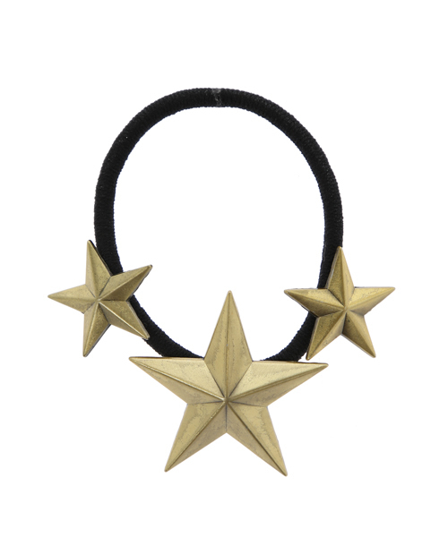 SOPHNET.（ソフネット）の「STAR ERASTIC BRACELET（バングル/リストバンド・メンズ・シルバー/ゴールド・FREE）」の2枚目の写真