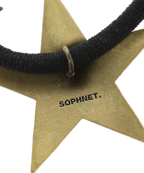 SOPHNET.（ソフネット）の「STAR ERASTIC BRACELET（バングル/リストバンド・メンズ・シルバー/ゴールド・FREE）」の4枚目の写真