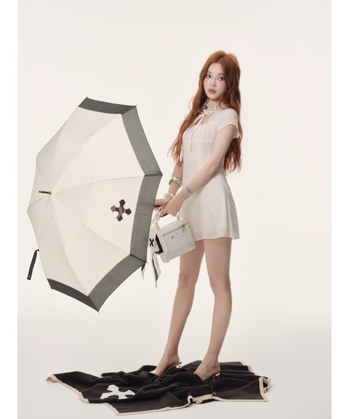 andwang（アンドワン）の「Airy Vintage Dress（ワンピース・レディース・アイボリー/ブラック・SMALL/MEDIUM）」の9枚目の写真