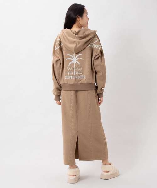 Kahiko(カヒコ)の「【Kahiko】SURF&Palms モニスパーカ-&ノースリーブワンピースセット(ワンピース・レディース・ベージュ/グレー/ホワイト・FREE)」の16枚目の写真