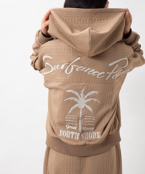 Kahiko(カヒコ)の「【Kahiko】SURF&Palms モニスパーカ-&ノースリーブワンピースセット(ワンピース・レディース・ベージュ/グレー/ホワイト・FREE)」の17枚目の写真