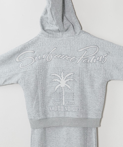 Kahiko(カヒコ)の「【Kahiko】SURF&Palms モニスパーカ-&ノースリーブワンピースセット(ワンピース・レディース・ベージュ/グレー/ホワイト・FREE)」の7枚目の写真