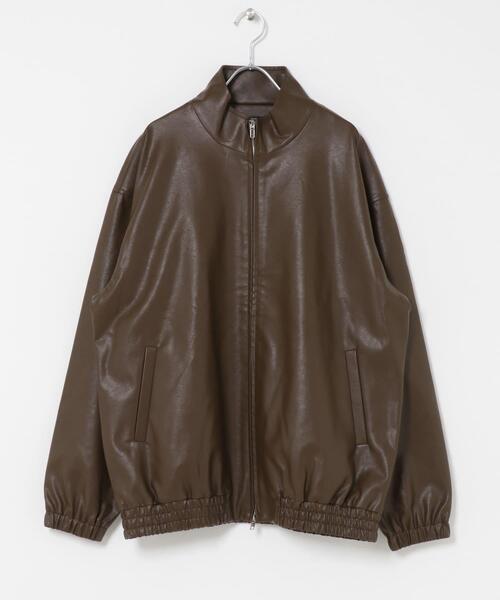 ITEMS URBANRESEARCH(アイテムズ アーバンリサーチ)の「スタンドネックF.L.Wzipperブルゾン(ブルゾン・メンズ・ブラウン/ブラック・MEDIUM/LARGE)」の18枚目の写真