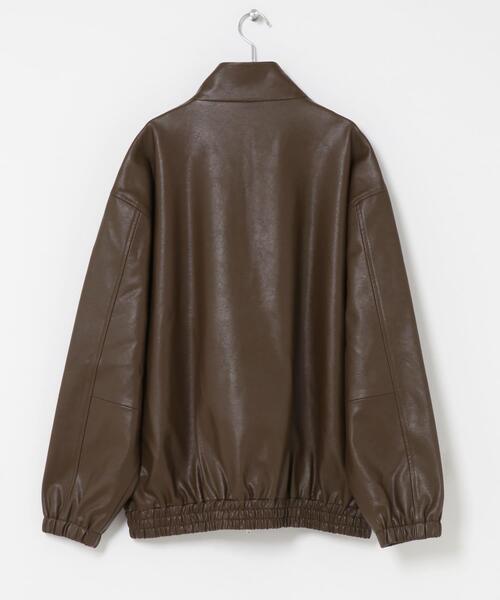 ITEMS URBANRESEARCH(アイテムズ アーバンリサーチ)の「スタンドネックF.L.Wzipperブルゾン(ブルゾン・メンズ・ブラウン/ブラック・MEDIUM/LARGE)」の22枚目の写真