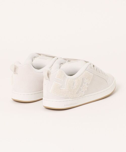DC SHOES(ディーシーシューズ)の「DC SHOES ウィメンズ WS COURT GRAFFIK SD シューズ 【2026年秋冬モデル】/レディースパイソン柄・ボアスニーカー(スニーカー・レディース・ホワイト系その他/ブラック系その他・23cm/23.5cm/24cm/24.5cm/25cm)」の9枚目の写真