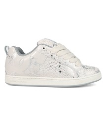 DC SHOES ウィメンズ WS COURT GRAFFIK SD シューズ 【2026年秋冬モデル】/レディースパイソン柄・ボアスニーカー