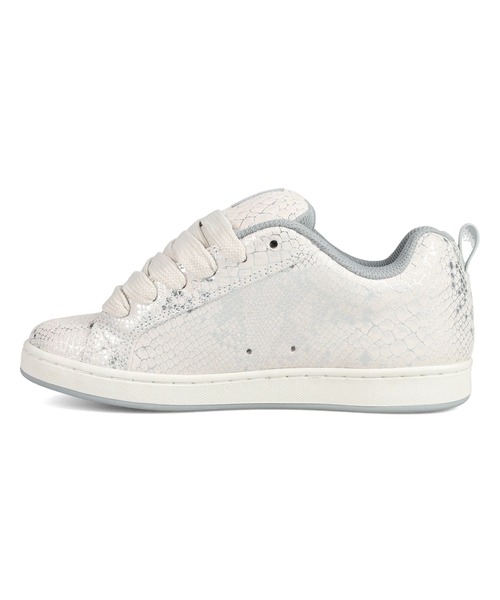 DC SHOES(ディーシーシューズ)の「DC SHOES ウィメンズ WS COURT GRAFFIK SD シューズ 【2026年秋冬モデル】/レディースパイソン柄・ボアスニーカー(スニーカー・レディース・ホワイト系その他/ブラック系その他・23cm/23.5cm/24cm/24.5cm/25cm)」の11枚目の写真