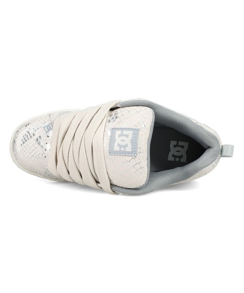 DC SHOES(ディーシーシューズ)の「DC SHOES ウィメンズ WS COURT GRAFFIK SD シューズ 【2026年秋冬モデル】/レディースパイソン柄・ボアスニーカー(スニーカー・レディース・ホワイト系その他/ブラック系その他・23cm/23.5cm/24cm/24.5cm/25cm)」の12枚目の写真