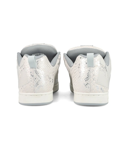 DC SHOES(ディーシーシューズ)の「DC SHOES ウィメンズ WS COURT GRAFFIK SD シューズ 【2026年秋冬モデル】/レディースパイソン柄・ボアスニーカー(スニーカー・レディース・ホワイト系その他/ブラック系その他・23cm/23.5cm/24cm/24.5cm/25cm)」の14枚目の写真