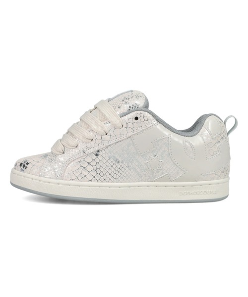 DC SHOES(ディーシーシューズ)の「DC SHOES ウィメンズ WS COURT GRAFFIK SD シューズ 【2026年秋冬モデル】/レディースパイソン柄・ボアスニーカー(スニーカー・レディース・ホワイト系その他/ブラック系その他・23cm/23.5cm/24cm/24.5cm/25cm)」の15枚目の写真