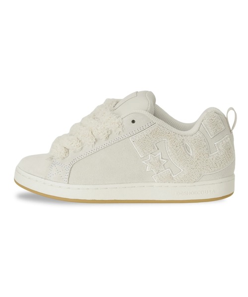 DC SHOES(ディーシーシューズ)の「DC SHOES ウィメンズ WS COURT GRAFFIK SD シューズ 【2026年秋冬モデル】/レディースパイソン柄・ボアスニーカー(スニーカー・レディース・ホワイト系その他/ブラック系その他・23cm/23.5cm/24cm/24.5cm/25cm)」の8枚目の写真