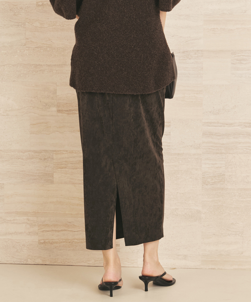plage（プラージュ）の「suede like jersey tightスカート（スカート・レディース・ブラウン系その他・36/38）」の9枚目の写真