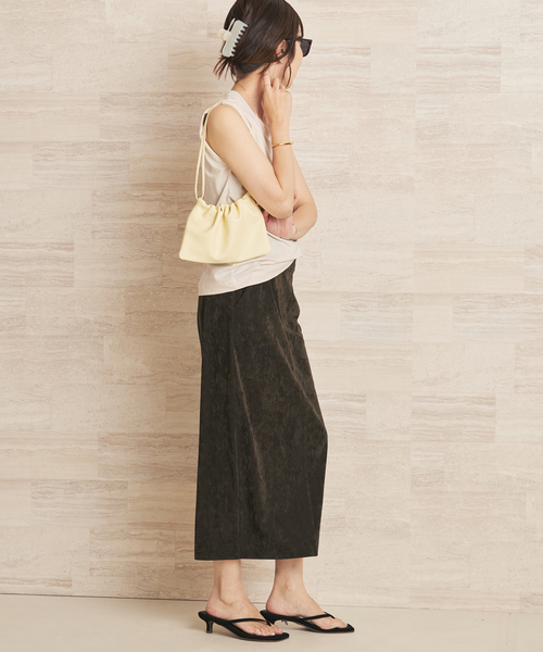 plage（プラージュ）の「suede like jersey tightスカート（スカート・レディース・ブラウン系その他・36/38）」の11枚目の写真